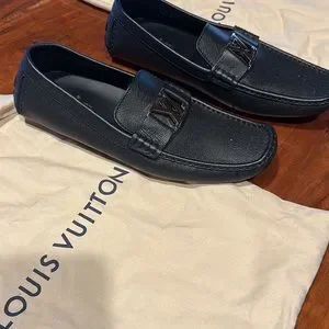 Louis Vuitton Monte Carlo Moccasin. Size 10.0. Color Black. LOUIS VUITTON Monte Carlo Moccasin Shoes  main image 4
